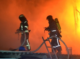 В Одессе полыхает сильный пожар: «улица затянута дымом, много спасателей», фото