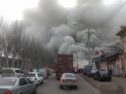 В Одессе произошел масштабный пожар (видео)