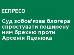 Суд обязал блогера опровергнуть распространенную им ложь против Арсения Яценюка