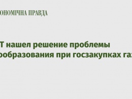 МЭРТ нашел решение проблемы ценообразования при госзакупках газа