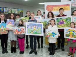 В Черкасской области состоялся конкурс детских рисунков "Мирная Украина"