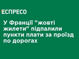 Во Франции "желтые жилеты" подожгли пункты платы за проезд по дорогам