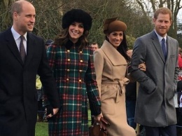 «Война герцогинь»: Меган Маркл и Кейт Миддлтон посетили рождественский обед королевы из-за слухов о вражде
