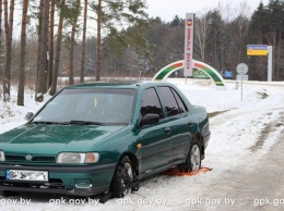 Пьяные балбесы пытались прорваться с территории Украины на своем авто в Беларусь