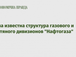 Стала известна структура газового и нефтяного дивизионов "Нафтогаза"