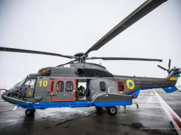 В Украину поступили первые французские вертолеты