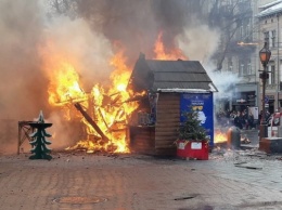 Взрыв на рождественской ярмарке во Львове