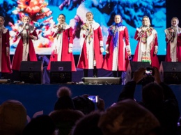 Новогодний Днепр: как проходят празднования на Героев Майдана?