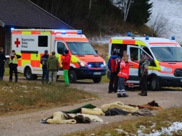 При столкновении повозок в Германии пострадали 20 человек