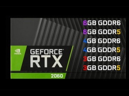 GeForce RTX 2060 ожидают в январе с шестью модификациями памяти