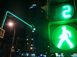 На площади Куйбышева в Симферополе появился новый светофор