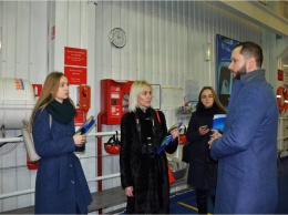 ГО "Единый Щит" и журналисты посетили морской тренажерный центр и морскую академию в Херсоне