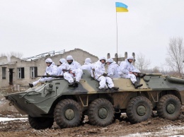 Появилось видео учений бойцов ВСУ с применением комплекса "Броня"