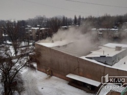 В Кривом Роге обвалилась крыша здания бывшего кинотеатра «Современник»