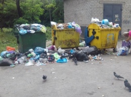 Коммунальщики Херсона не замечают мусорные кучи