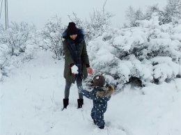 Керчане поехали за снегом в Глазовку