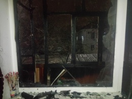 В Запорожье квартира загорелась после того, как на балкон попала петарда