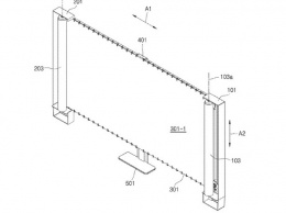 Samsung запатентовала телевизор со скручивающимся экраном