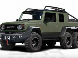 Виртуальный Suzuki Jimny получил шестиколесное исполнение