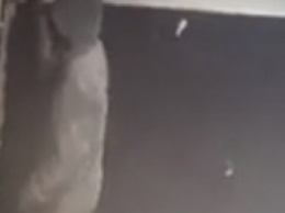 В Мелитополе житель пятиэтажки изрезал ножом двери соседям (видео)