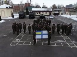 Нацгвардейцы Павлограда провели флешмоб в поддержку украинских моряков (ВИДЕО)