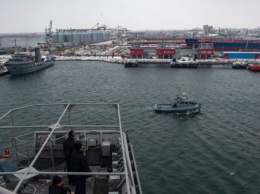 Военный корабль США зашел в румынский порт на Черном море