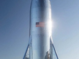 Илон Маск показал реальное фото космического корабля Starship, который совершит полет на Марс