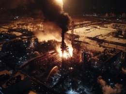 В Калуше горел химический завод. ФОТО, ВИДЕО
