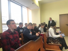 На суд по фигуранту секс-скандала в ГБР Барабошко пришли азовцы, несколько друзей и один журналист
