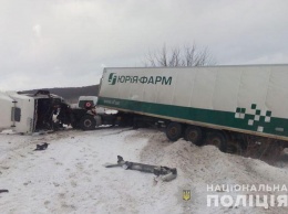В Тернопольской области лоб в лоб столкнулись два грузовика