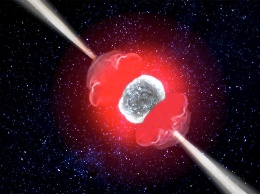 Астрономы впервые наблюдали «коконы» у релятивистских струй сверхновой звезды