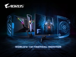 GIGABYTE представила первый в мире тактический игровой монитор AORUS AD27QD