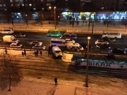 В Харькове машина инкассаторов сбила женщину