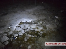 Трое школьников провалились под лед в центре Николаева