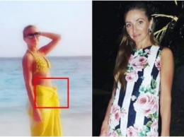 Татьяна Навка может скрывать беременность за пляжными накидками