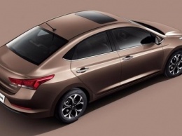 Первые фото нового Hyundai Accent с фонарями «под Lexus»