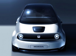 Электрокар Honda Urban EV показали в официальном эскизе