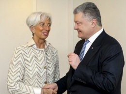Директор МВФ похвалила Порошенко за реформы