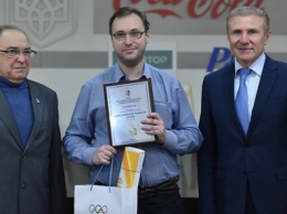 Президент НОК Украины Сергей Бубка в Киеве наградил николаевских журналистов