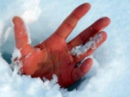 В Запорожской области на улице насмерть замерз человек