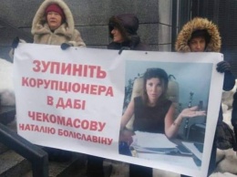 Активисты вышли на митинг за увольнение коррумпированной чиновницы Чекомасовой