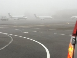 Из-за сильного тумана в аэропорту "Киев" задерживают и отменяют рейсы