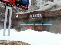 В Воронеже загорелся зал популярного ресторана чешской кухни