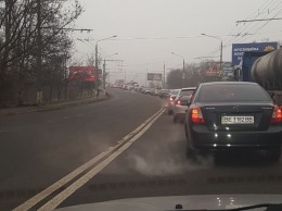 В центре Николаева из-за аварии огромная пробка