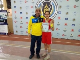 Одесская спортсменка - чемпионка Украины по боксу