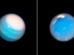 Hubble снял загадочное пятно на Нептуне