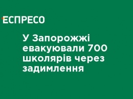 В Запорожье эвакуировали 700 школьников из-за задымления