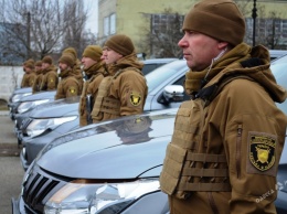 В Одессе презентовали первое военизированное спецподразделение на железной дороге (фото)