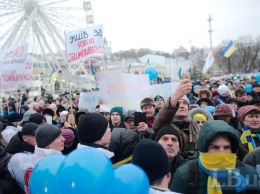 Тимошенко провела митинг на Контрактовой площади в Киеве