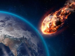 Огромный пылающий метеорит упал на город: видео от очевидцев